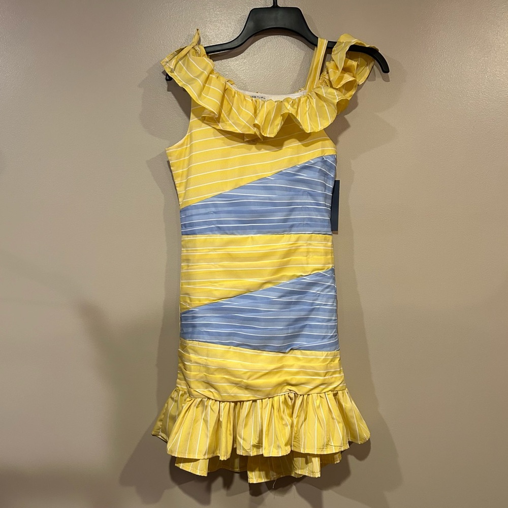Habitual Color Block High-Low-Hem Dress - Picture 7 of 11